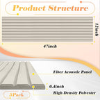 Self-Adhesive 3D Acoustic Wall Panels 5 Pack - Image 2