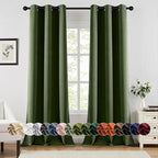 MIULEE Blackout Curtains for Bedroom Living Room 2 Panels, Thermal Insulated by MIULEE