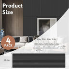RITOLLO 4 Pack Wood Panels for Wall - Image 2