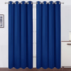 LEMOMO Blackout Curtains 52 x 95 inch/Royal Blue Curtains Set of 2 by Lemomo