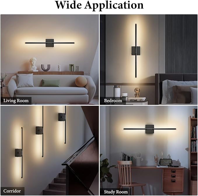 SAIMAND Wall Sconces Set of 2 Battery Operated, Wireless USB 8000mAh - Image 6