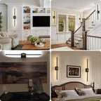 iThird Battery Operated Wall Sconces Set of 2: 10000mAh Rechargeable Wall Lights - Image 5