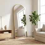 Sweetcrispy 56"x21" Arched Full Length Mirror, Leaning or Standing Full Body - Image 7