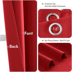 MIULEE Blackout Curtains for Bedroom Living Room 2 Panels, Thermal Insulated - Image 4