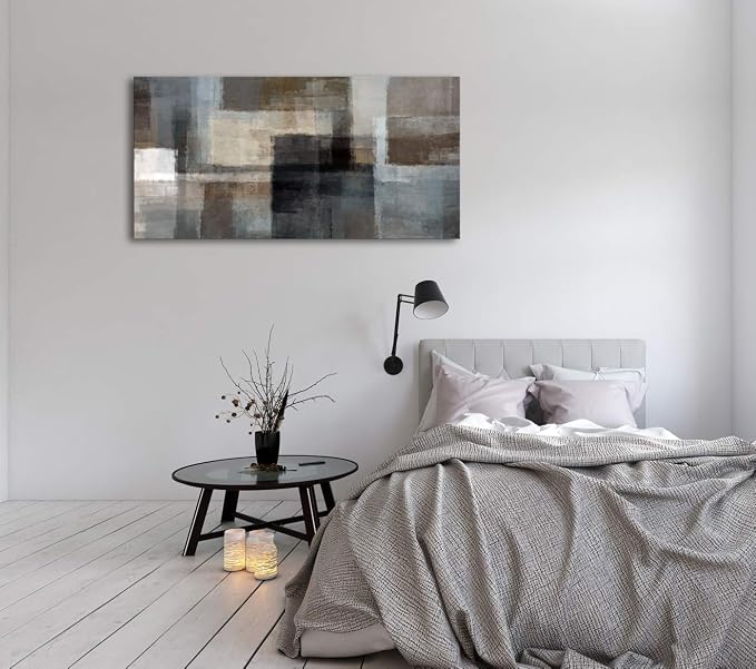 Cao Gen Decor Art A62462 Canvas Prints Abstract Wall Art Print Paintings Grey - Image 4