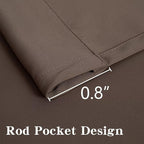 IGEMAEVE Blackout Curtains 108 Inch Length 2 Panels Set, Rod Pocket Energy - Image 3