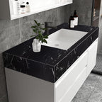 practicalWs 23.6''×118'' Marble Contact Paper Black/White Peel and Stick - Image 6