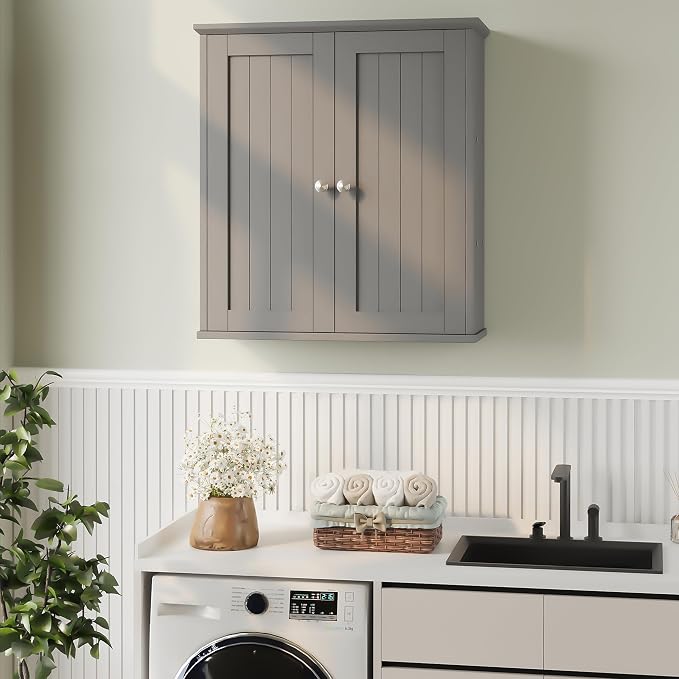 Bathroom Wall Cabinet, Bathroom Cabinet Wall Mount, Over Toilet Space Saver - Image 4