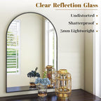 VooBang Arched Wall Mirror, 26 x 41 inch Arch Bathroom Mirror, Wall Mounted - Image 4