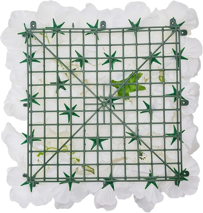VEVOR 3D Flower Wall Panel, Artificial Floral Wall Background Mesh Backing Mat - Image 12