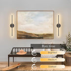 KARTOOSH Battery Operated Wall Sconces, Dimmable Wall Sconces Set of Two - Image 4