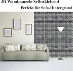 3D Wall Panels Peel and Stick, 3D Brick Wallpaper Peel and Stick, 10 Pack - Image 6