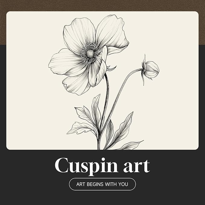 Framed Black and White Botanical Wall Art, Farmhouse Rustic Flower Artwork - Image 7