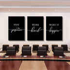 Work Hard Canvas Wall Art - Image 4