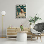 Framed Art Vintage Lose Your Mind Find Your Soul Poster Mental Health Quote - Image 4