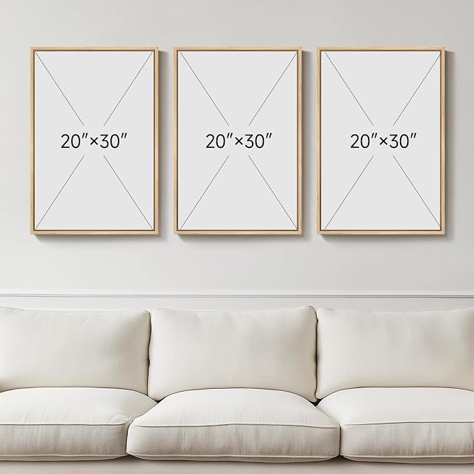 Framed Matisse Wall Art, 3 Piece Large Canvas Abstract Art Prints - Image 8