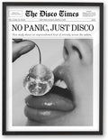 iHery Premium Small Natural Black OAK Wood 8x10in No Panic Just Disco Trendy by iHery