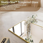 Koonmi 56"x21" Floor Mirror Full Length, Bedroom Floor Body Mirror - Image 2