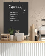 XBoard Magnetic Chalkboard 48 x 31 inch Chalk Board/Black Board, Display - Image 6