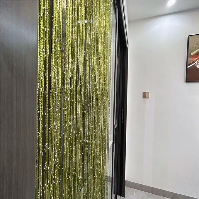 ave split Decorative Door String Curtain Wall Panel Fringe Window Room Divider - Image 4