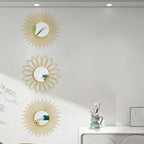 3 Pack Metal Mirrors for Wall Sunburst Wall Mirrors Home Décor Decorative - Image 4