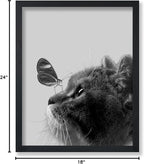 Poster Master Butterfly on Cat Print - Image 7