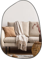 PERFNIQUE Irregular Wall Mirror Asymmetrical Mirror, Decorative Modern Wall - Image 2