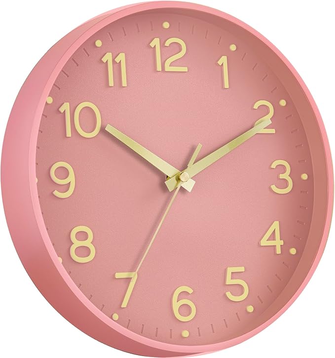 Roymnie Silent Wall Clocks Battery Operated 8 Inch-Modern Non Ticking Analog - Image 8