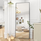 BEAUTYPEAK Full Length Mirror 64"x21" Nano Glass, Standing Rectangle Floor - Image 6