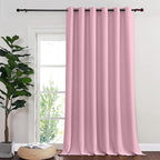 NICETOWN Room Divider Curtain 132 Inches Long, Wide Blackout Sliding Door by NICETOWN