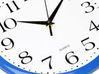 Bernhard Products 10 Inch Blue Quartz Analog Wall Clock - Image 2