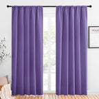NICETOWN Window Curtains Blackout Drapes, Lilac Purple, 1 Pair, 52 by 84-Inch by NICETOWN