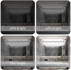 Ralbay Dimmable Chrome Bathroom Light Fixtures 5 Lights Modern LED Vanity Light - Image 6