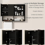 Medicine Cabinet, Wooden Bathroom Wall Cabinet - Image 3