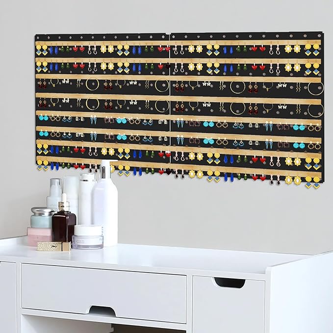 Peg Board, 4 Pack Metal Pegboard Panels Black Pegboards Wall Organizer - Image 9