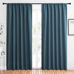 NICETOWN 2 Panels Blackout Curtains, Rod Pocket Thermal Insulated Drapes 84 by NICETOWN