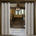 NICETOWN Natural Door Curtain for Doorway Privacy, 80 Inch Length, Room Divider - Image 2