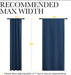 NICETOWN RV Blackout Curtains for Camper Windows, Moroccan Blue, Kitchen - Image 5
