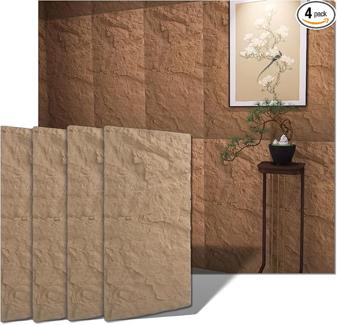 Stone 3D Wall Panels, 23.6"*47.2" Wall Paneling by eazart
