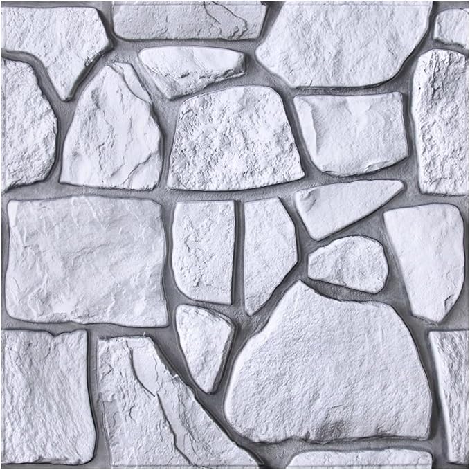 Commomy Peel and Stick Rock Wall Tiles by CommomyDecor
