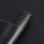 Arthome17 x240 Black Peel and Stick Wallpaper, Matte Black Contact Paper by ArthomeWALLDECOR
