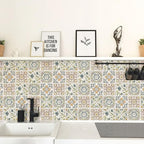 Wudnaye Bohemian Wallpaper Peel and Stick Faux Tile Contact Paper 17”×196” Tile - Image 5