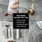 AULIGET 2-Piece Dark Slate Peel and Stick Backsplash Wall Tiles, Laundry Room - Image 5