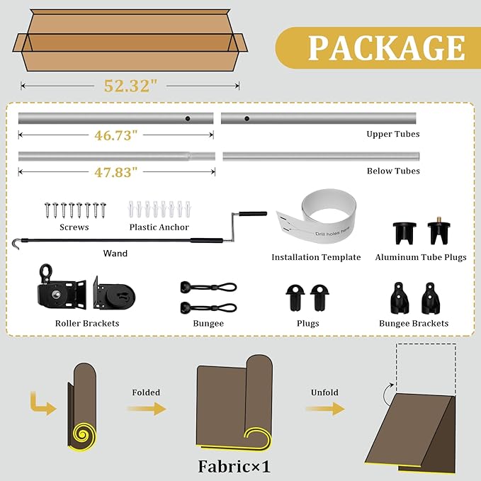 Shade&Beyond Outdoor Roller Shades - Image 3