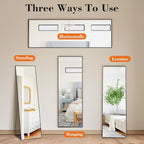 Sweetcrispy 58"x19" Full Length Mirror, Leaning or Standing Full Body Mirror - Image 6