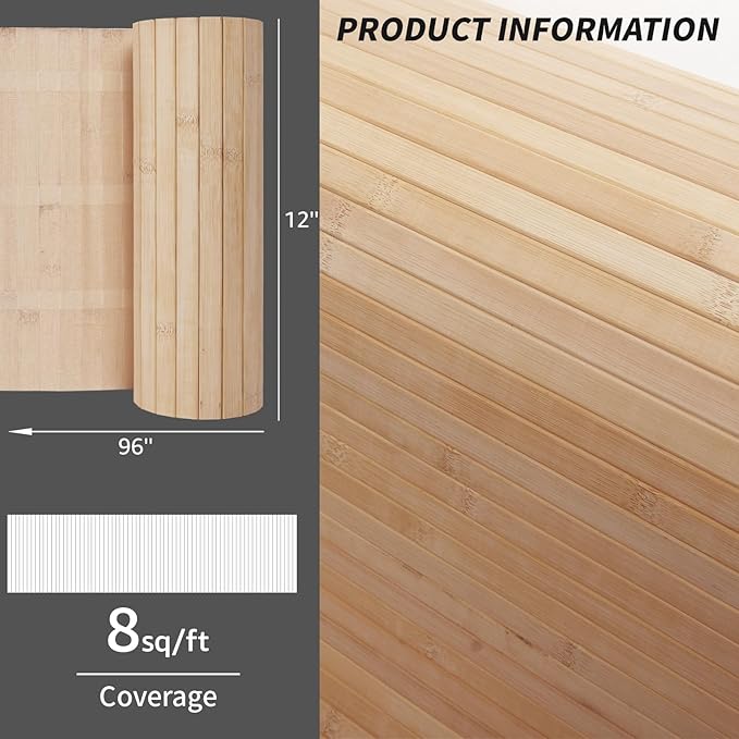 Art3d Natural Bamboo Wall Panel - Image 5