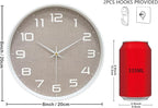 8 Inch Modern Wall Clocks Battery Operated - Image 3