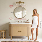 WallBeyond Round Wood Mirror - Image 6