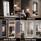 71"x26" LED Full Length Mirror – Standing Floor Mirror - Image 5