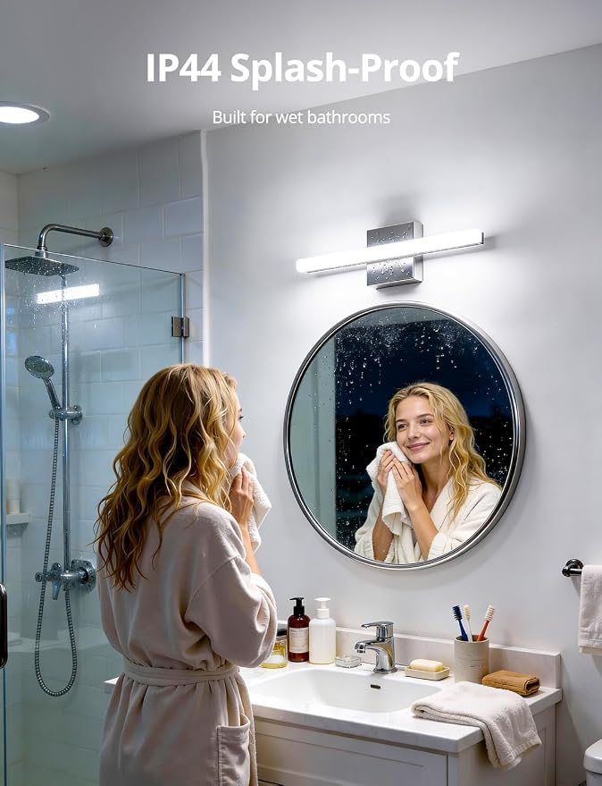 Combuh LED Bathroom Vanity Light Bar 16 Inch 9W IP44 Over Mirror Lighting - Image 4
